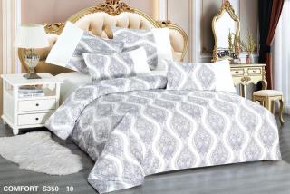 Lenjerie de Lux din Catifea, cu  6 Piese, Alba-D3476