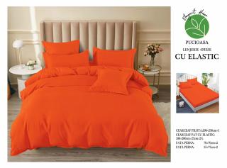 Lenjerie Finet 6 Piese cu Elastic, Portocaliu Uni-H6058