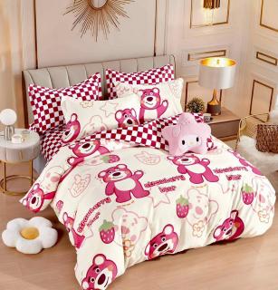 Lenjerie Finet 6 Piese, Strawberry Bear-C6346