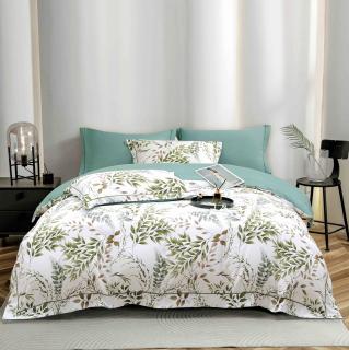 Lenjerie Premium Luxury din Finet, 6 Piese, cu Elastic, Frunze-C7514