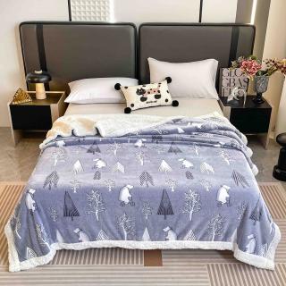 Patura Cocolino cu Blanita, 200x230cm, Copacei Ursuleti-C7490