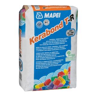 Adeziv gresie si faianta Mapei Kerabond T-R, interior   exterior, gri, 25 kg