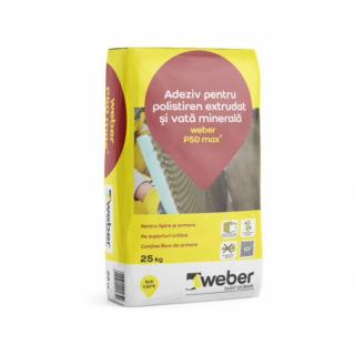 Adeziv polistiren extrudat vata minerala Weber P50 Max2, interior exterior, 25 kg