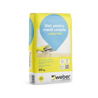 Glet pe baza de ciment Weber N15, super alb, interior exterior, 20 kg