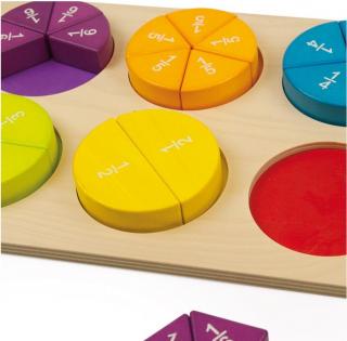 Fractii, puzzle educativ