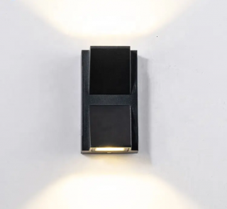 Aplica de exterior din aluminiu cu lumina calda sus jos 3500 K AL-042