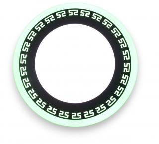 Aplica LED cu model dantelat bicolor 16W lumina alba+verde