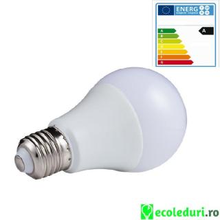 Bec clasic cu Led E27 , 15W , mat , glob