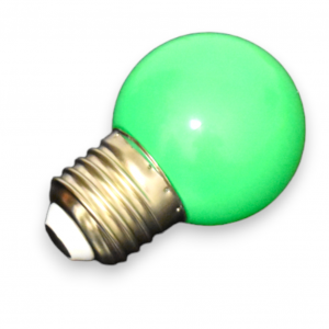 Bec  LED G45 verde matuit E27 10 buc