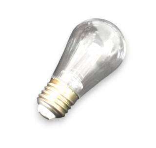 Bec  LED S14 transparent E27 10 buc