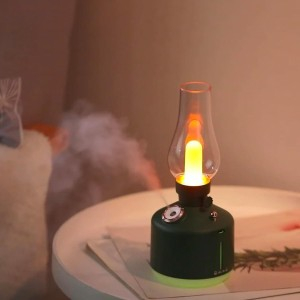 Difuzor de Aroma  tip lampa Retro  LA-0621  cu Lumina dimabila calda tip  Flacara