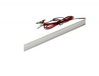 Lampa cu banda Led 12V  8W , 60cm , cu suport aluminiu si clesti de conectare