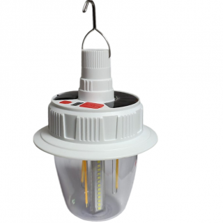 Lampa solara XG-T38, cu acumulator ,3x LED, 57x SMD, 6 led x RGB , functie de incarcare, carlig fixare