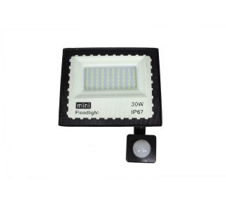 Mini Proiector Led 30 W cu senzor de lumina si miscare , exterior IP67 , slim , 6500k