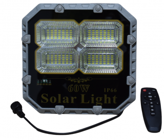 Proiector cu panou solar separat 60W T-60