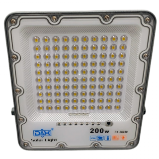 Proiector solar 200W cu panou solar separat senzor crepuscular si functii multiple DX-66200