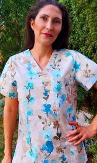 Bluza Bumbac Orhidee Bleu