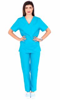 Costum tercot turquoise