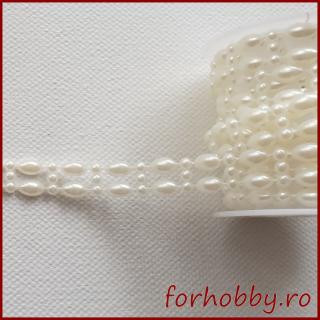 Banda margele din plastic 1 cm   50 cm - Perle