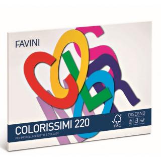 Bloc desen cu hartie colorata 220g m2 D4