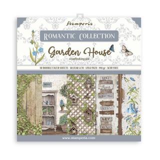 Bloc hartie scrapbooking 10 coli -  Garden House