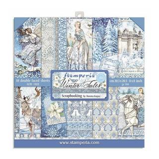 Bloc hartie scrapbooking 10 coli - Winter Tales