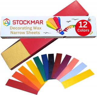 Ceara decorativa colorata Stockmar - Set 12 culori