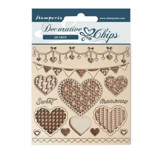 Decorative Chips - Hearts