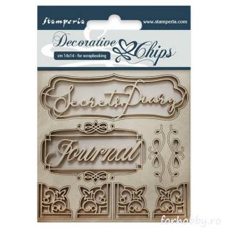 Decorative Chips - Jurnal Secret