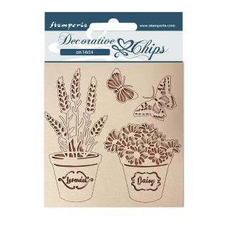 Decorative Chips - Provence Vases