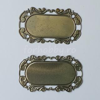 Forme decorative din metal - Eticheta