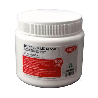 Grund acrilic Gesso 500ml - Alb