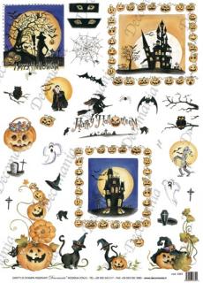 Hartie de orez 33 x 48 cm - Halloween 5201