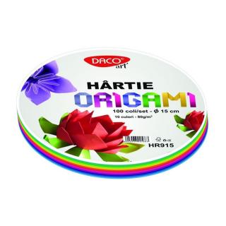 Hartie origami 15 cm  100 coli