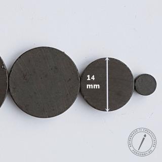 Magnet ferita disc 14mm x 3mm