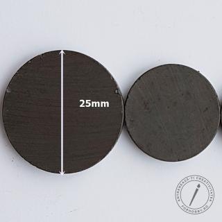 Magnet ferita disc 25mm x 3mm