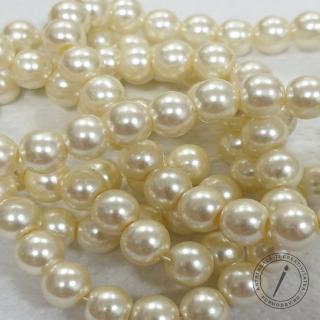 Margele sticla imitatie perla 8 mm - En-gros