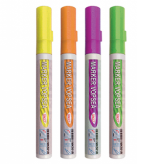 Marker cu vopsea Daco MK501 - Culori fluorescente