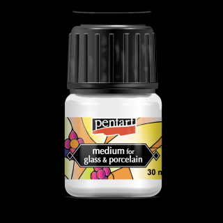 Medium vopsea pentru portelan si sticla 30 ml
