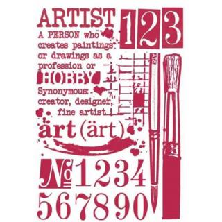 Sablon flexibil 21 x 29.7 cm - Artist