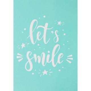 sablon flexibil autoadeziv panzat - Let s smile