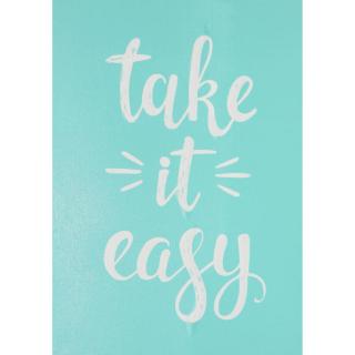 sablon flexibil autoadeziv panzat - Take it easy