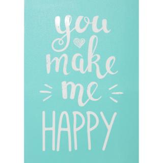 sablon flexibil autoadeziv panzat - You make me happy