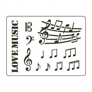 sablon plastic S30 - Love Music