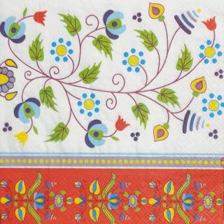 servetel pentru decoupage - Broderie Motiv Traditional