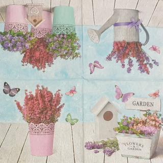 Servetel pentru decoupage - Gradina