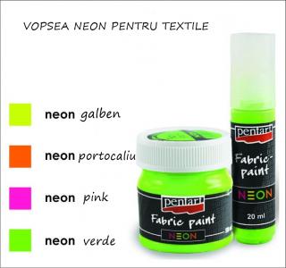 Vopsea neon pentru textile 50 ml