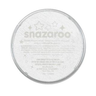 Vopsea pentru fata si corp Snazaroo Classic - Alb Sclipitor (Sparkle White)