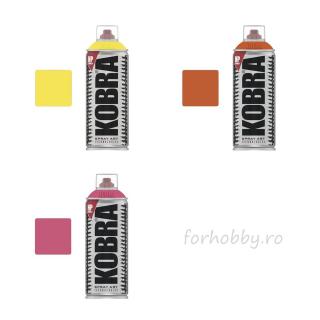 Vopsea spray acrilic Fluo Kobra HP - 400 ml