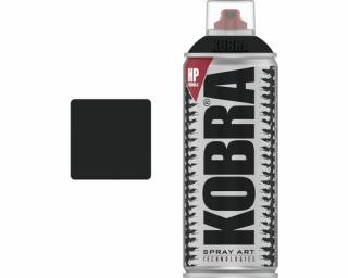 Vopsea spray acrilic Kobra HP - 400 ml - ALB-NEGRU